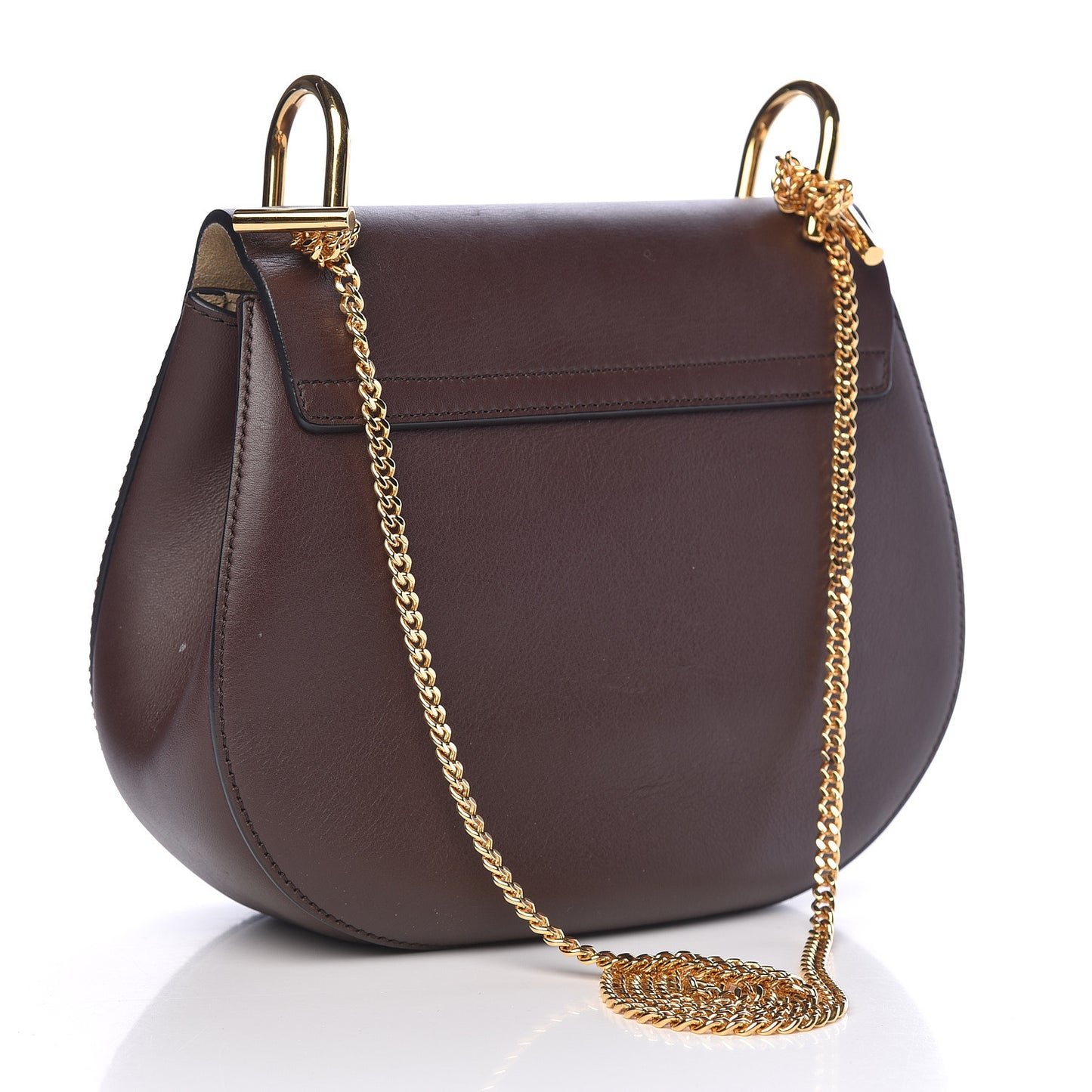 Calfskin Calf Hair Leopard Print Drew Shoulder Bag