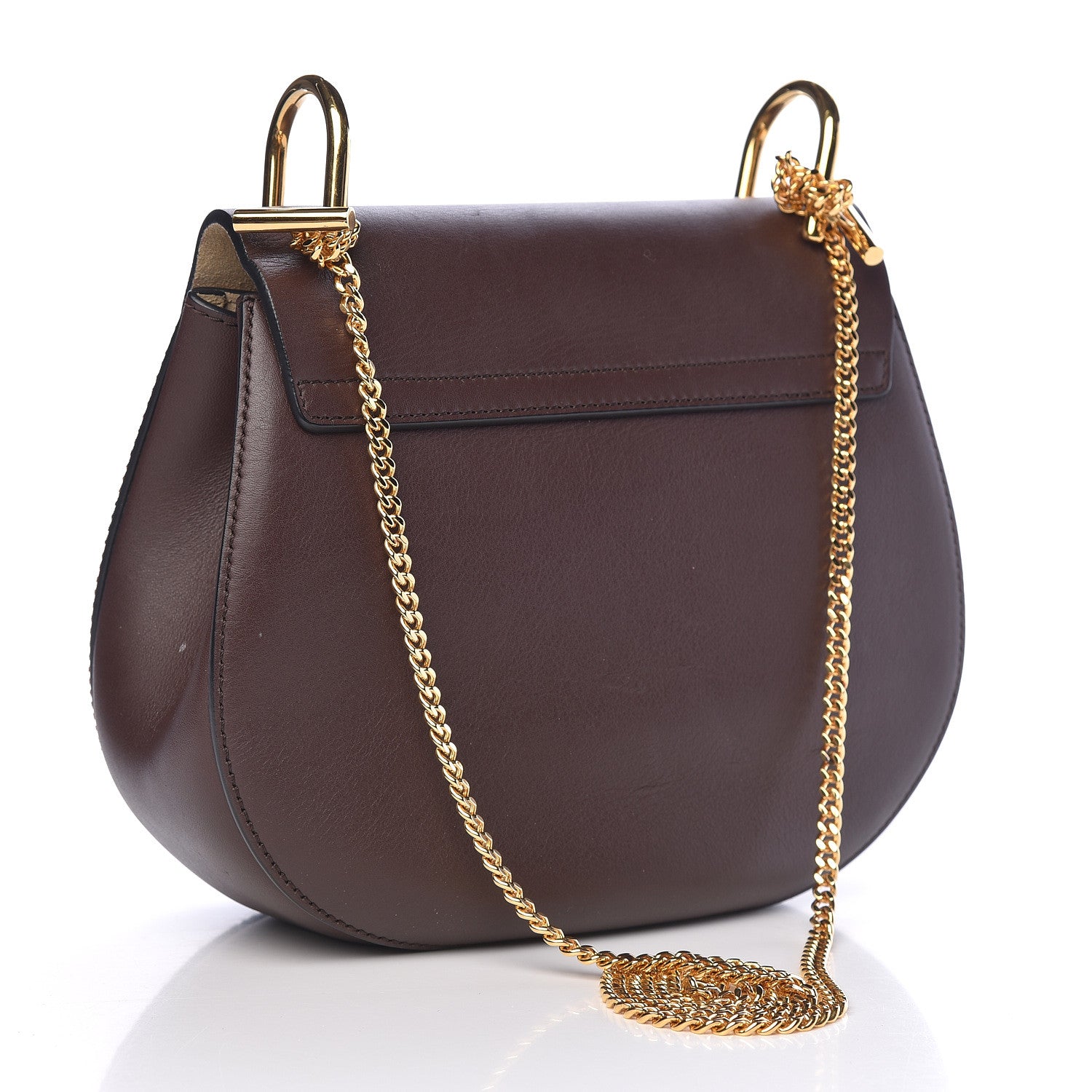 Chloe Calfskin Calf Hair Leopard Print Drew Shoulder Bag 3 of 12