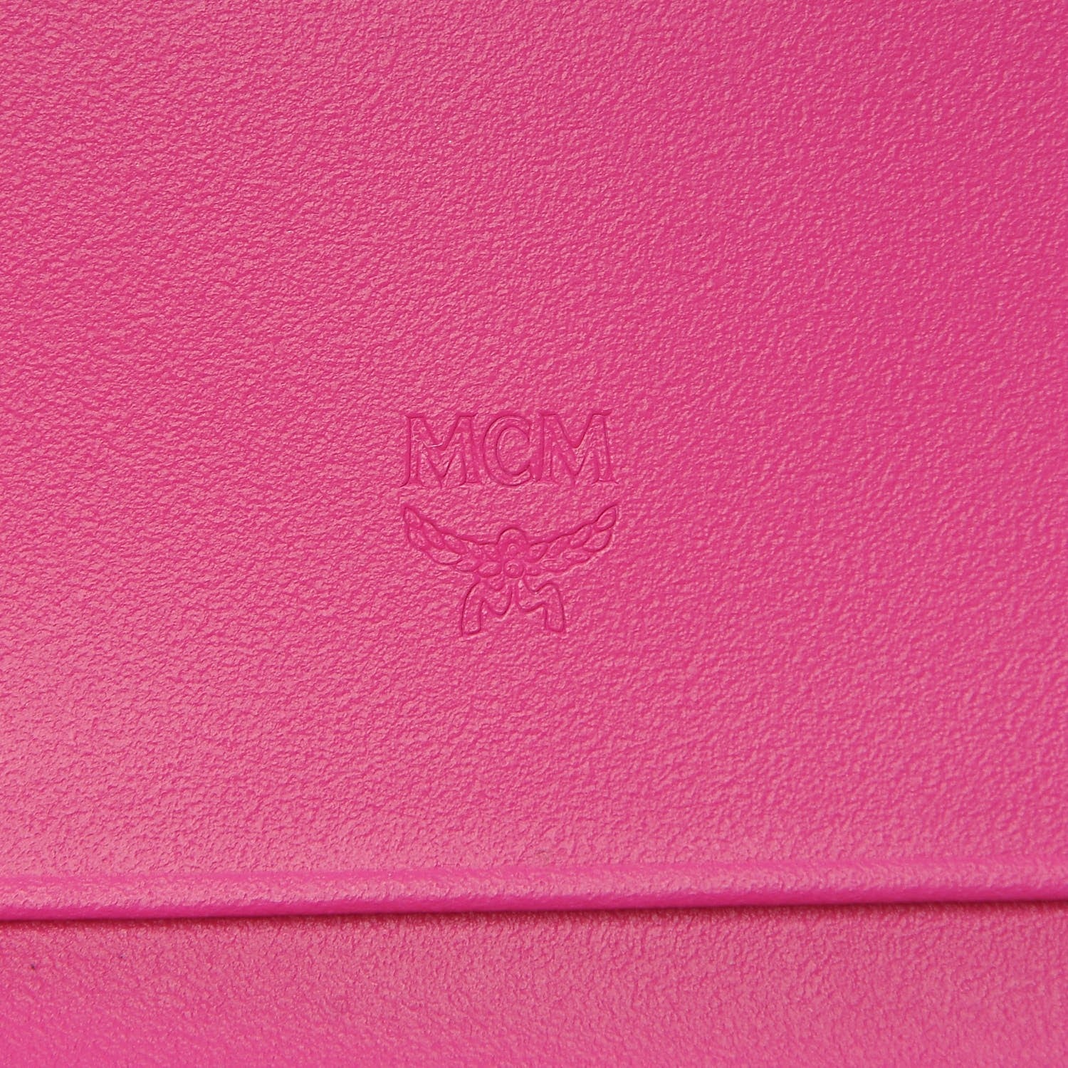 MCM Saffiano Trifold Medium Mina Wallet Black 6 of 8