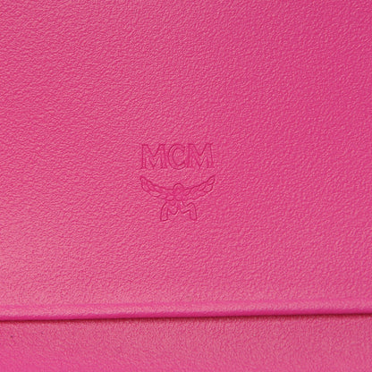 MCM Saffiano Trifold Medium Mina Wallet Black 6 of 8