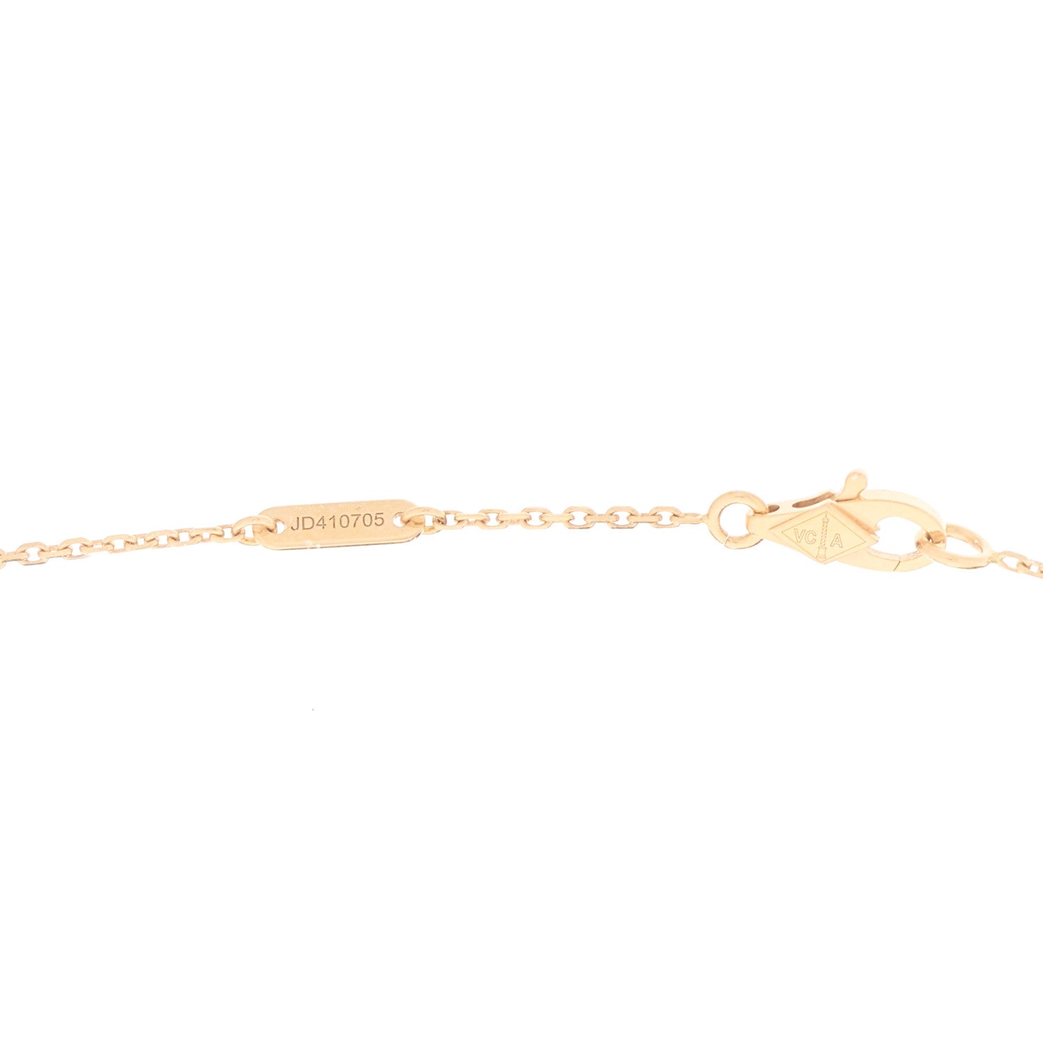 Van Cleef & Arpels 18k Rose Gold Carnelian Sweet Alhambra Heart Pendant Necklace 5 of 6