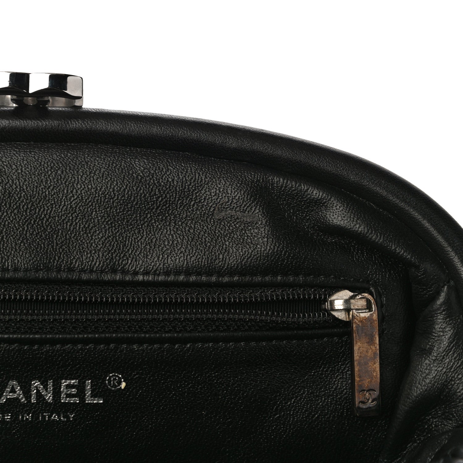 Chanel Lambskin Quilted Timeless Clutch Black 11 of 12