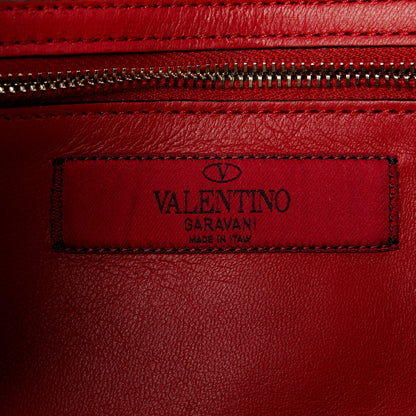 Valentino Garavani Metallic Nappa Rockstud Spike Wallet on Chain Mekong 7 of 11