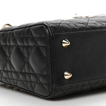 Christian Dior Lambskin Cannage Small My ABCDior Lady Dior Black 7 of 8