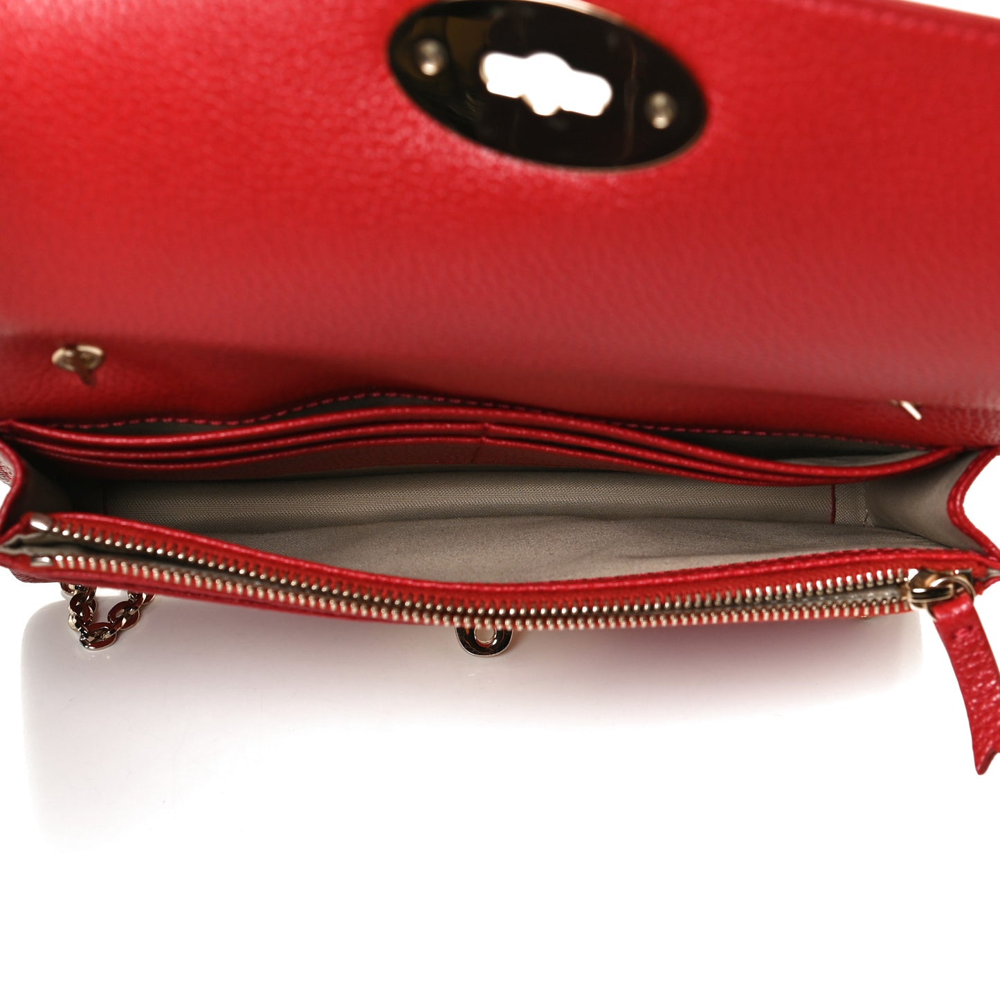 Grainy Print Bayswater Clutch Wallet Tomato Red
