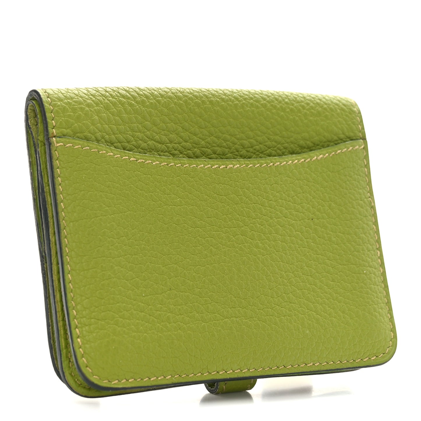 Togo Dogon Card Case Vert Anis