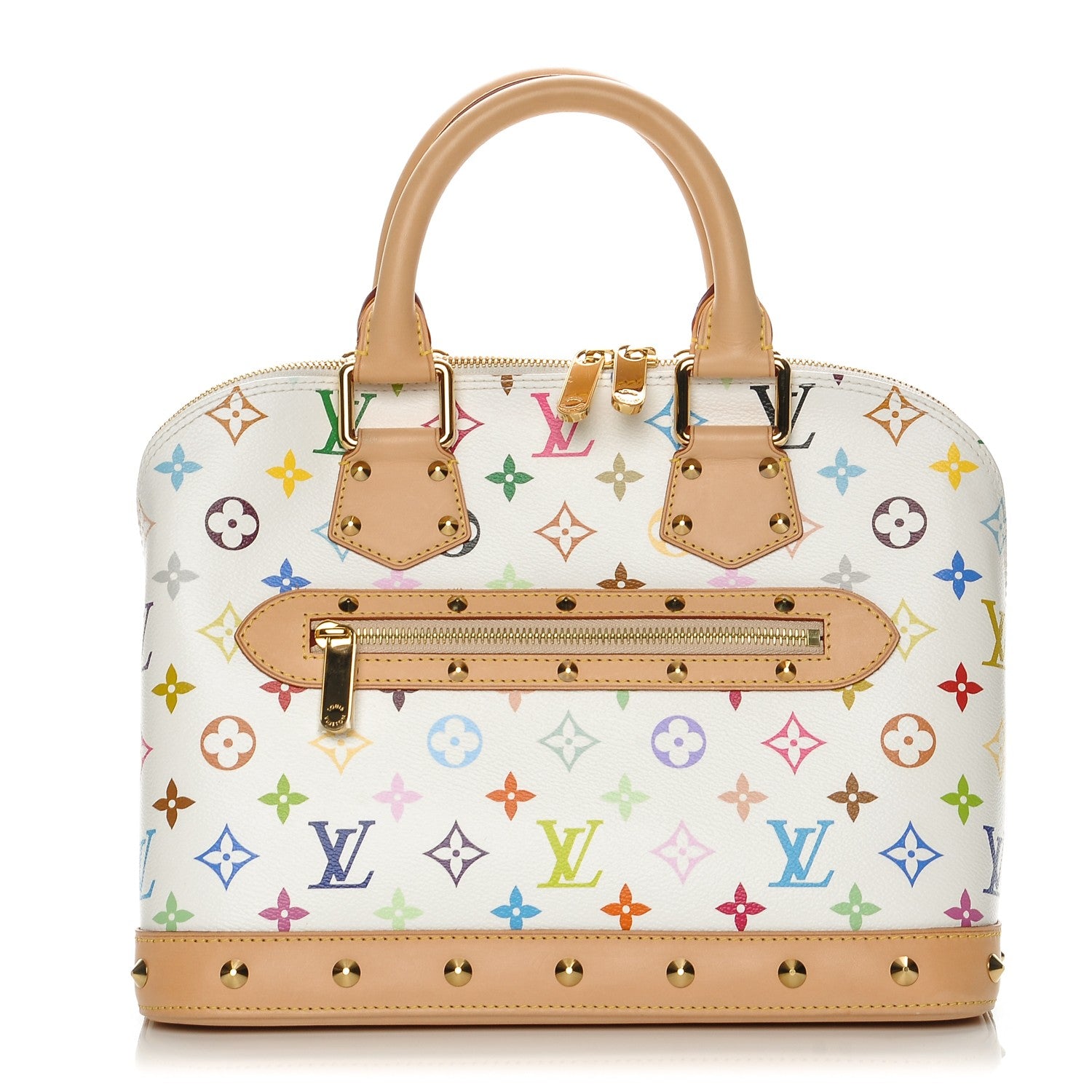 Louis Vuitton Monogram Multicolor Alma White 1 of 8