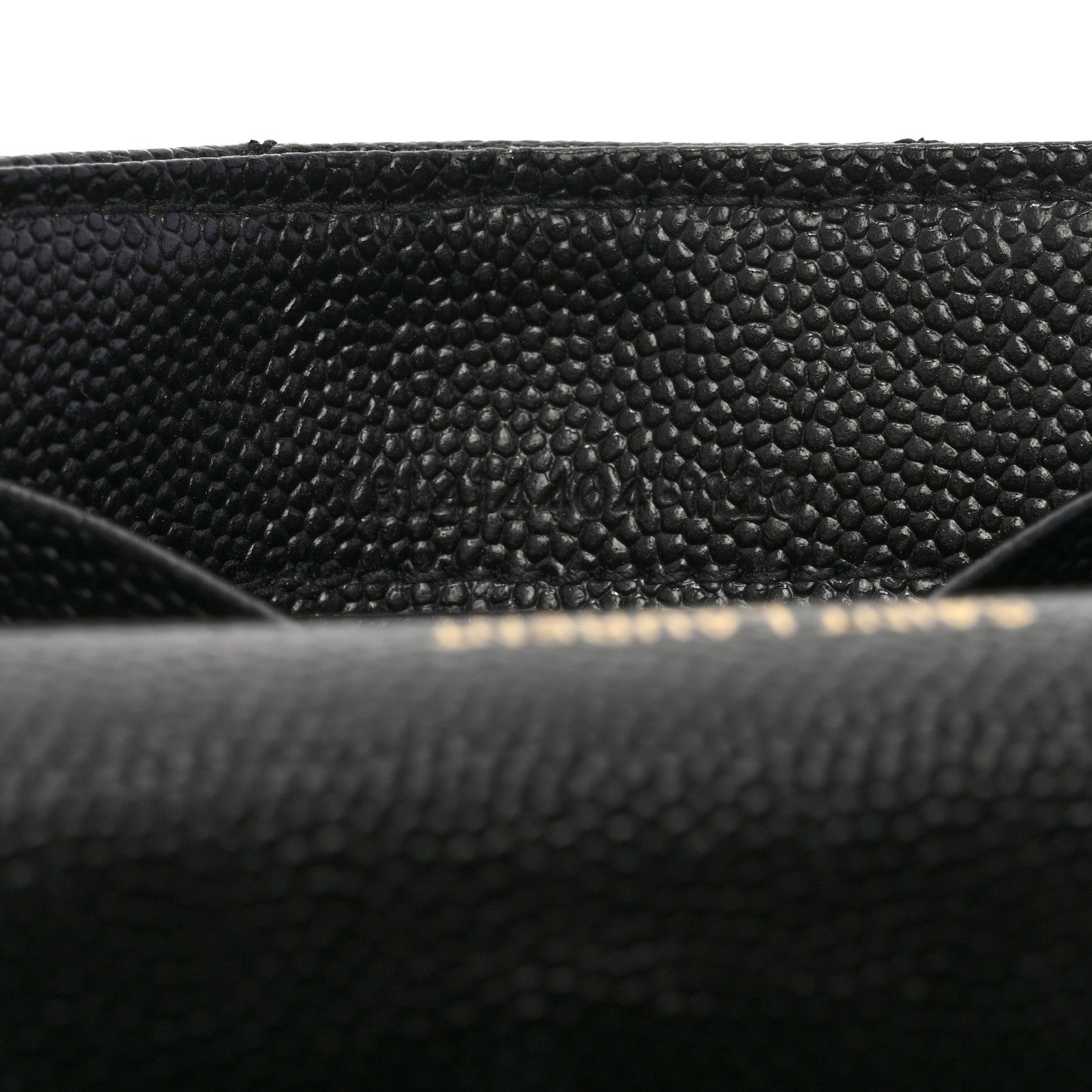 Saint Laurent Grain De Poudre Matelasse Chevron Small Monogram Envelope Wallet Black 7 of 10