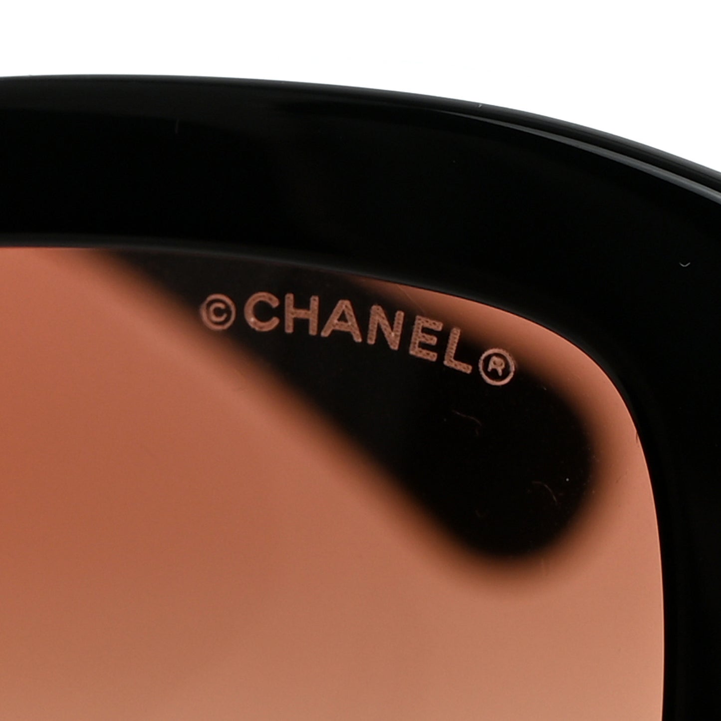 Acetate Rectangle Sunglasses Black Brown