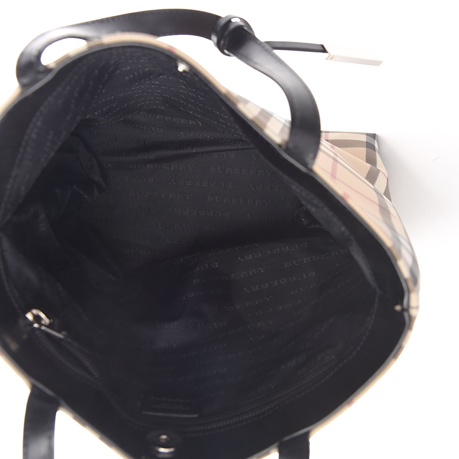 Burberry House Check Medium Tote Black 5 of 10