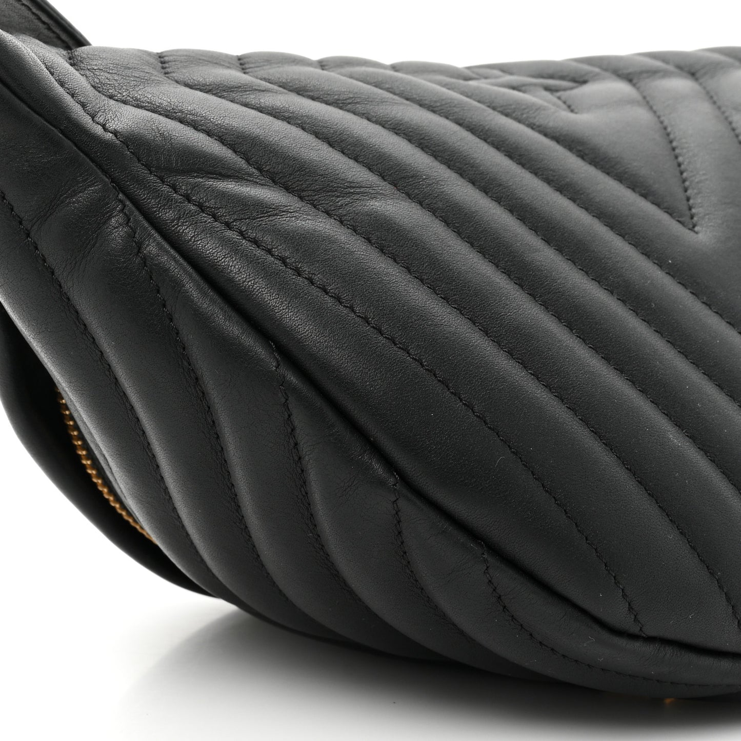Calfskin Quilted New Wave Bumbag Black