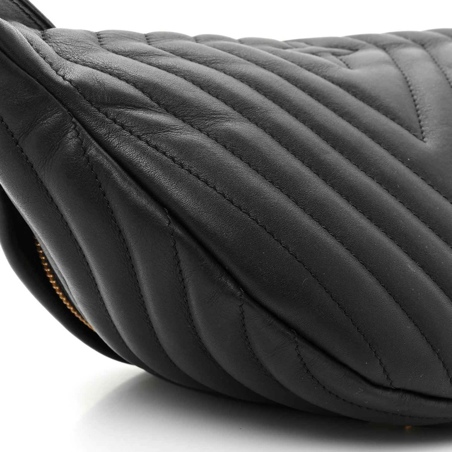 Louis Vuitton Calfskin Quilted New Wave Bumbag Black 9 of 11