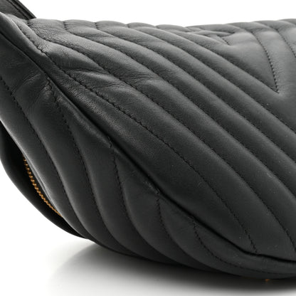 Louis Vuitton Calfskin Quilted New Wave Bumbag Black 9 of 11