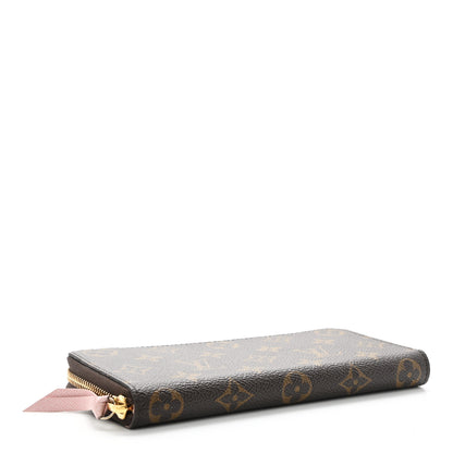 Louis Vuitton Monogram Clemence Wallet Rose Ballerine 4 of 8