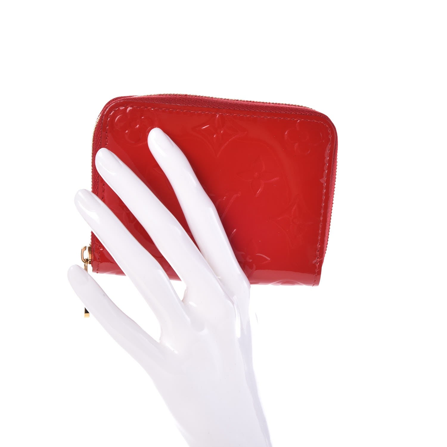 Louis Vuitton Vernis Zippy Coin Purse Cherry 2 of 7
