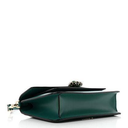 Bulgari Calfskin Serpenti Forever East West Shoulder Bag Emerald Green 4 of 10