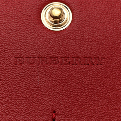 Burberry Patent Glitter Porter Continental Wallet Red 6 of 9