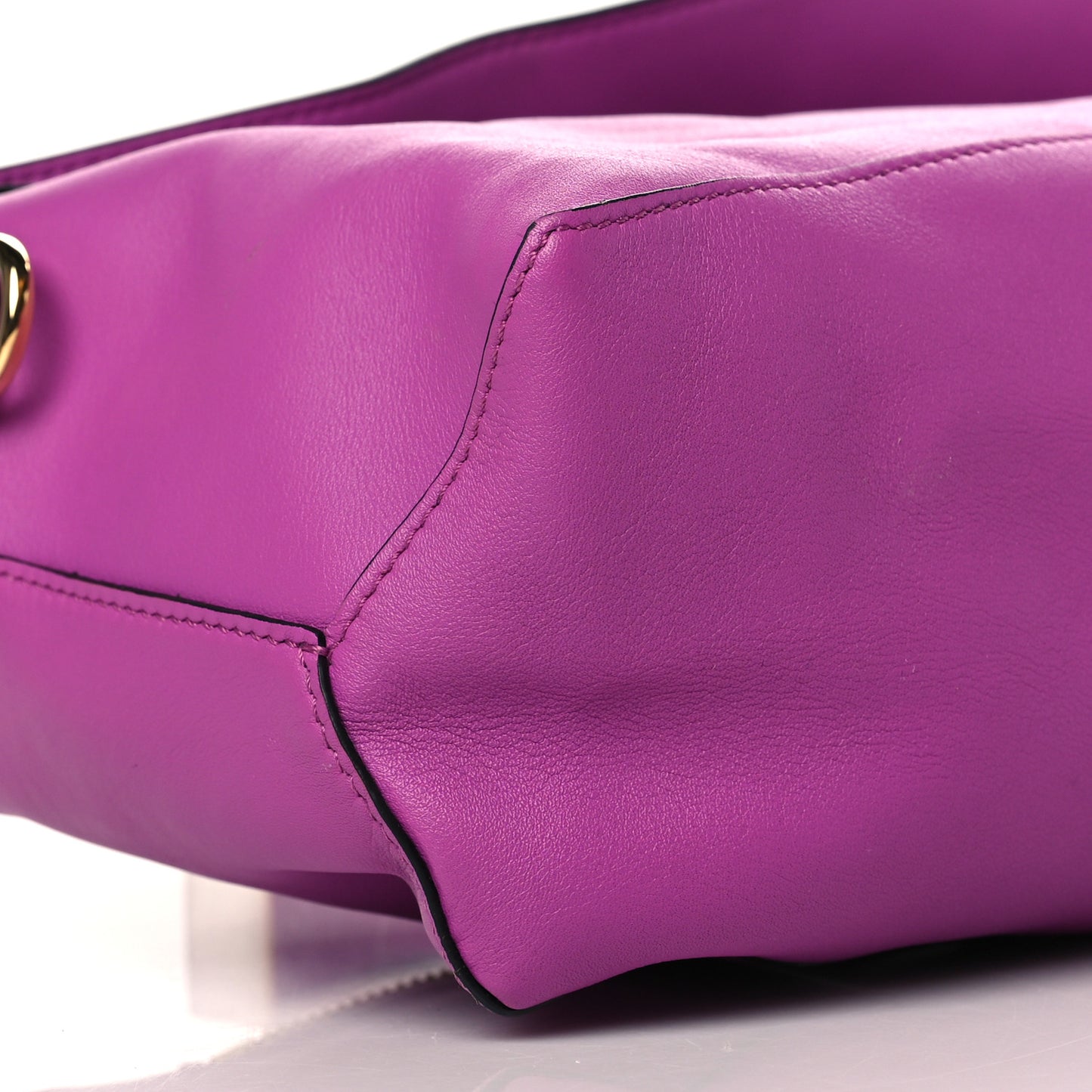 Calfskin Puzzle Hobo Bright Purple
