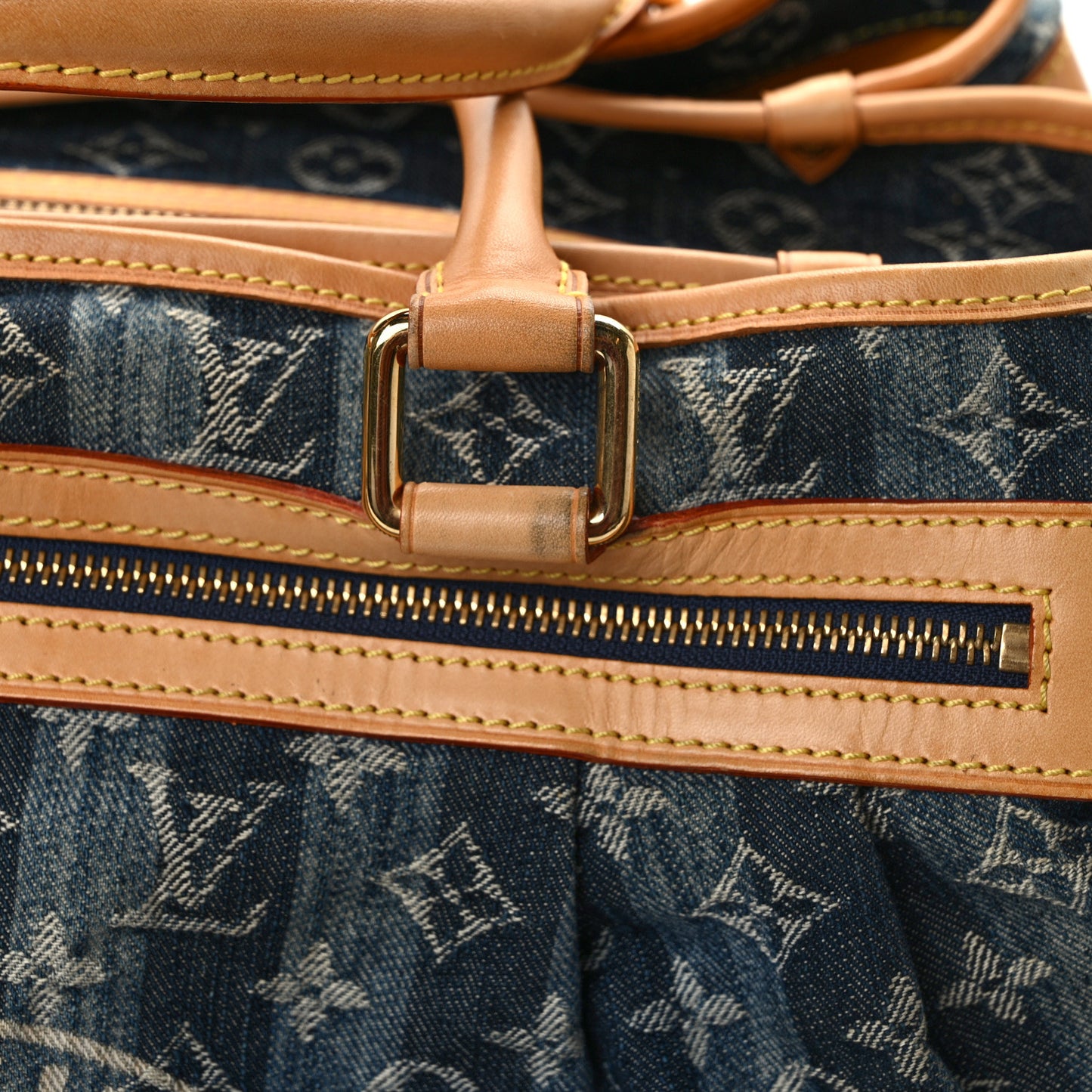 LOUIS VUITTON Denim Raye Cabas GM
