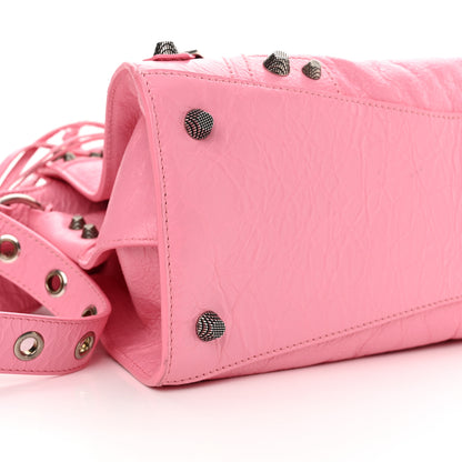 Balenciaga Agneau Arena Small Neo Cagole City Handbag Sweet Pink 10 of 12