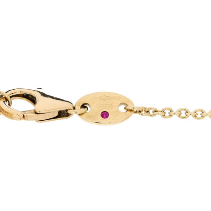 Roberto Coin 18K Yellow Gold Diamond Mother of Pearl Daisy Chain Bracelet 4 of 4