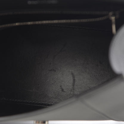 Balenciaga Grained Calfskin Small Hourglass Top Handle Bag Black 8 of 10