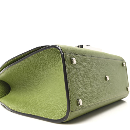 Moynat Taurillon Blush Rejane PM Green 8 of 9