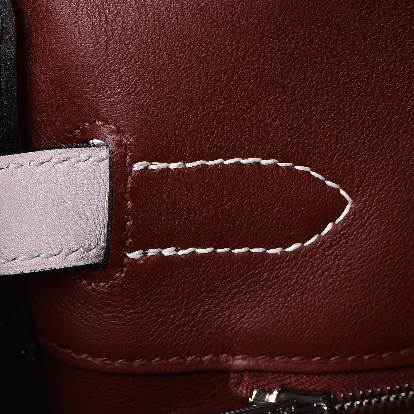 Swift Horseshoe Bi-Color Birkin 30 Rose Dragee Rouge H