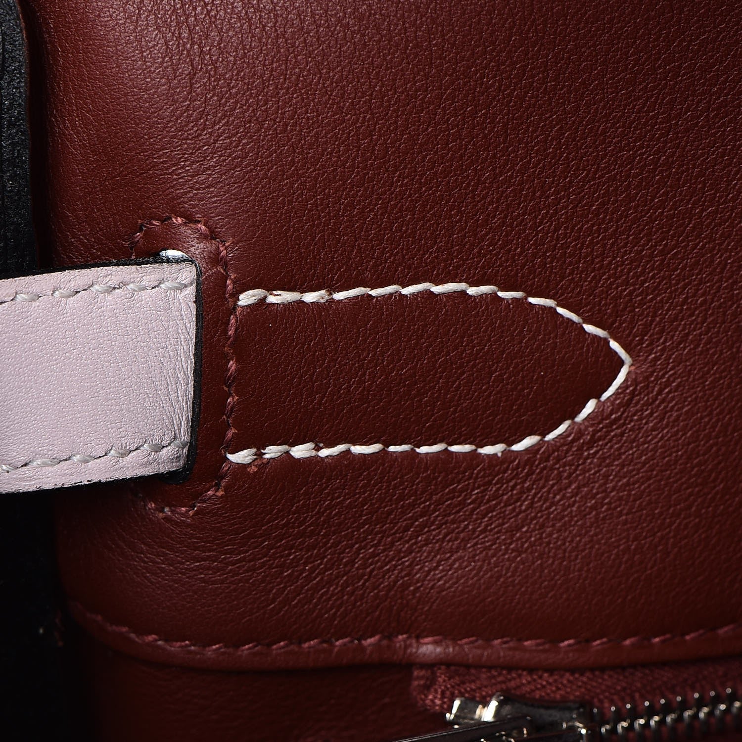 Hermes Swift Horseshoe Bi-Color Birkin 30 Rose Dragee Rouge H 11 of 37