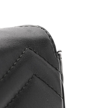 Gucci Calfskin Matelasse Super Mini GG Marmont Shoulder Bag Black 12 of 12