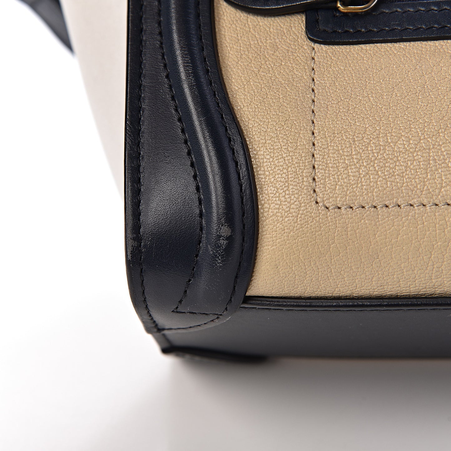 Goatskin Smooth Calfskin Nano Tri-Color Luggage Firefly