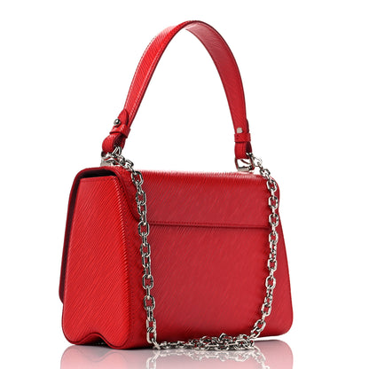 Louis Vuitton Epi Twist Top Handle Shoulder Bag MM Coquelicot 3 of 8