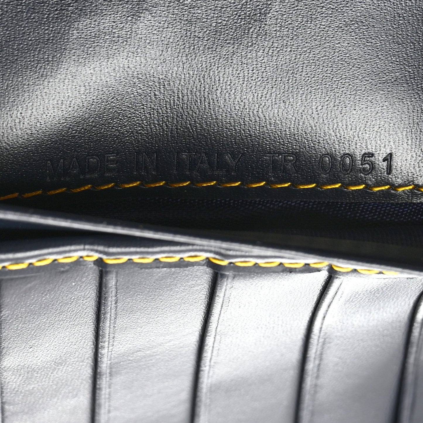 CHRISTIAN DIOR Monogram Saddle Wallet Navy