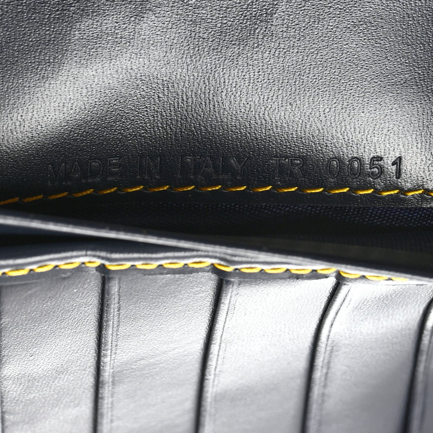 Christian Dior CHRISTIAN DIOR Monogram Saddle Wallet Navy 7 of 7