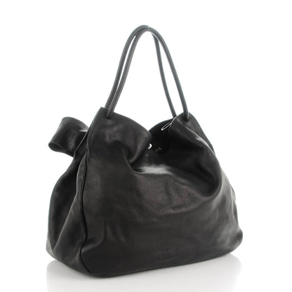 Miu Miu Vitello Bow Hobo Nero Black 3 of 7