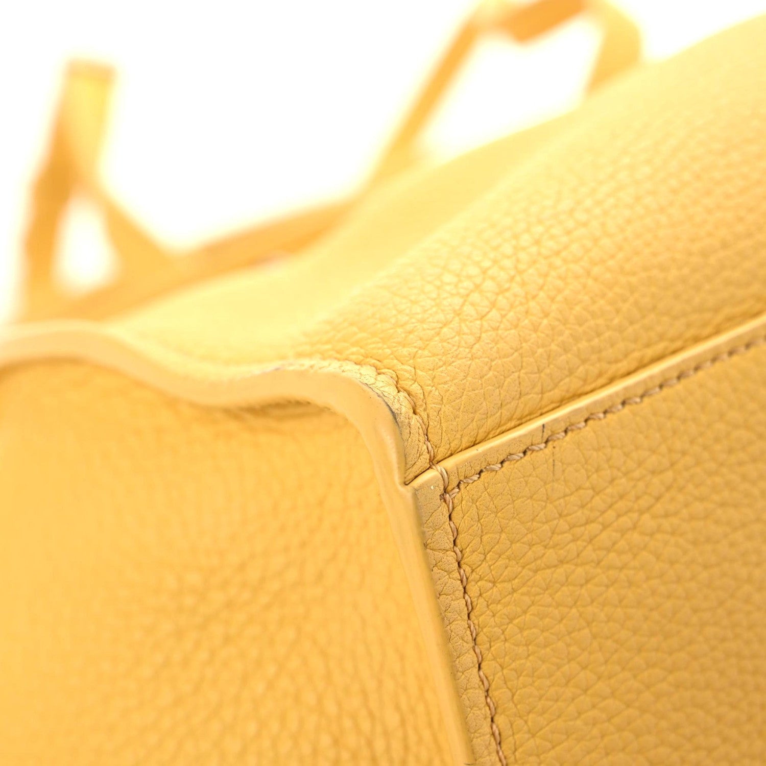 Celine Supple Grained Calfskin Small Big Bag Sunflower 5 of 18