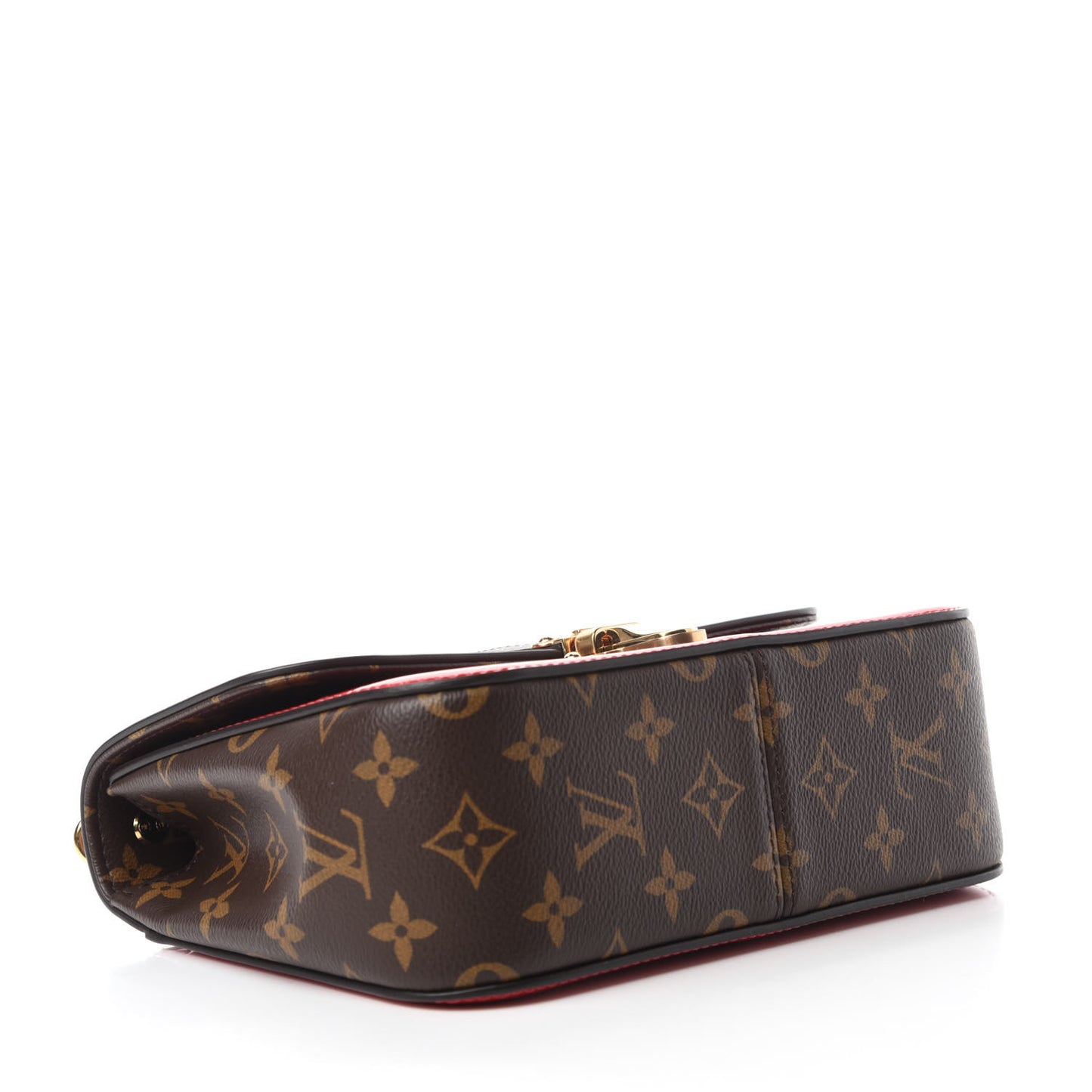 Patent Calfskin Monogram Cherrywood BB Scarlet
