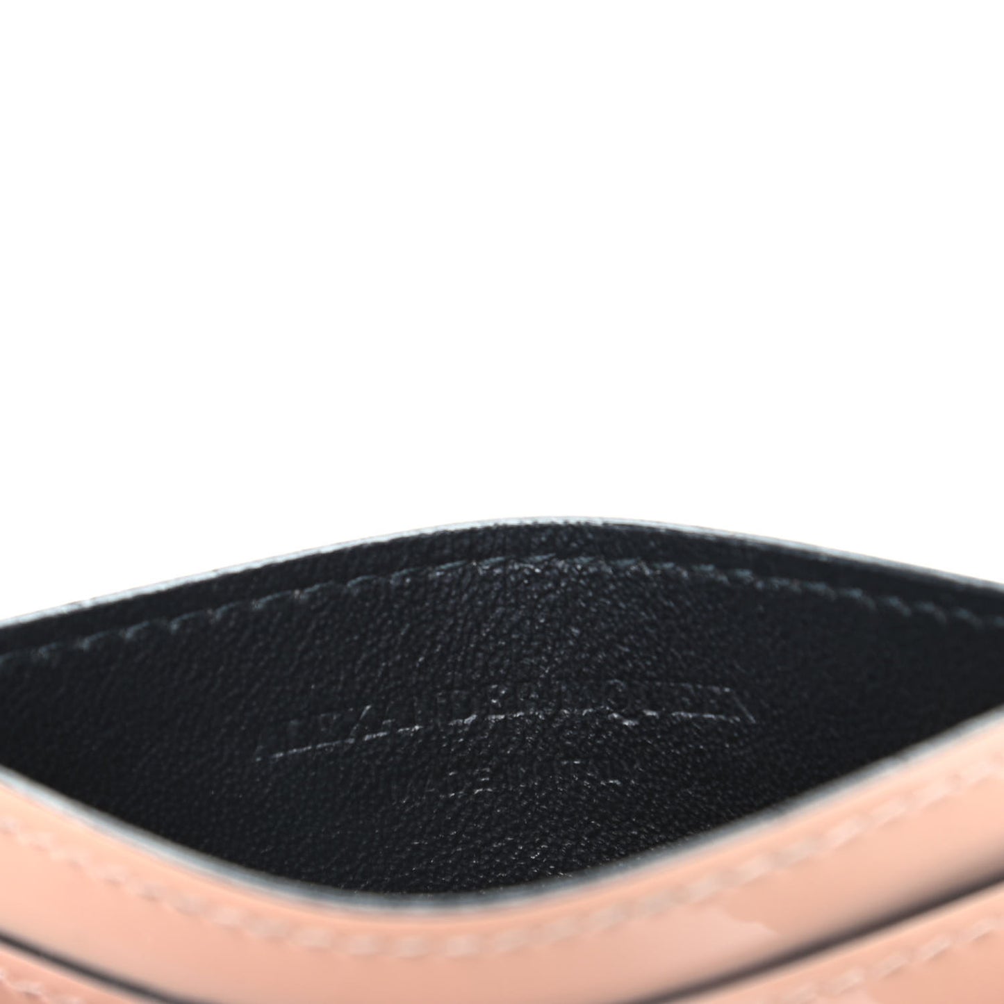 Patent Skull Card Holder Beige