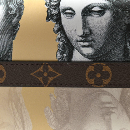 Louis Vuitton X FORNASETTI Calfskin Fornasetti Speedy Bandouliere 25 Gold 10 of 10
