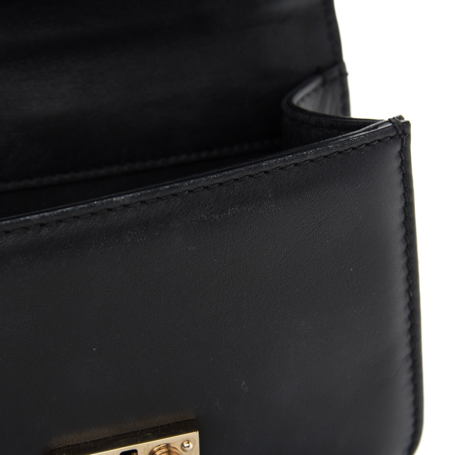 Valentino Garavani Vitello Mini Glam Lock Rockstud Flap Black 9 of 9