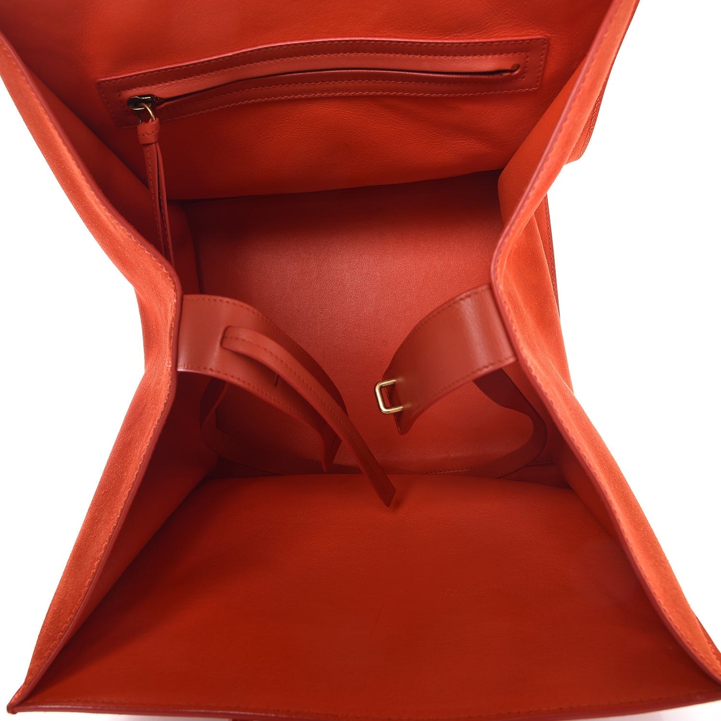 Suede Medium Phantom Luggage Bright Orange