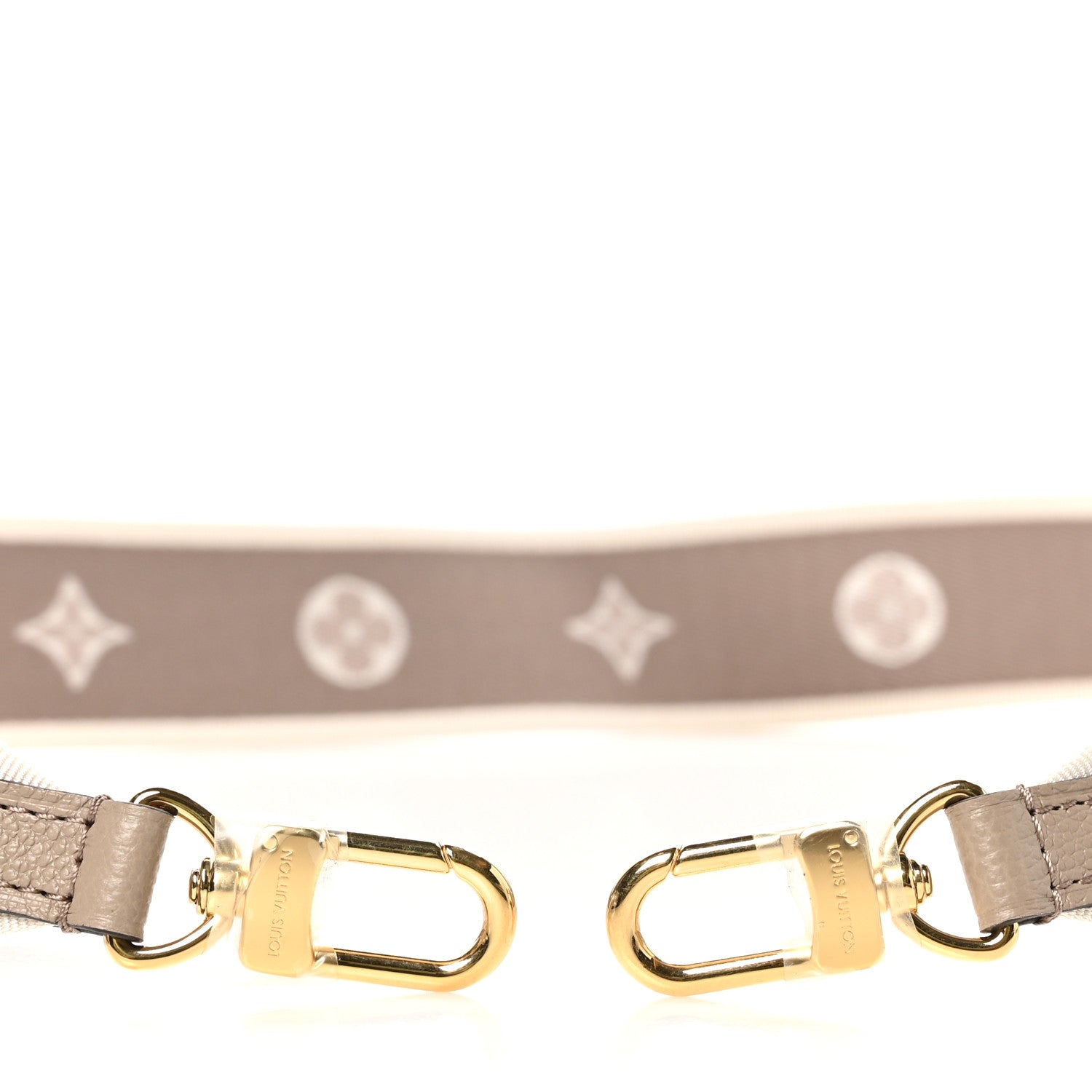 Louis Vuitton Jacquard Diane Shoulder Strap Tourterelle Creme 3 of 3