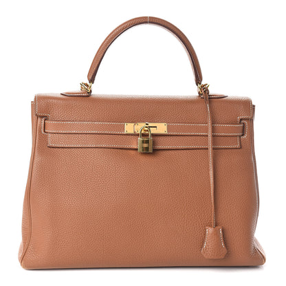 Hermes Togo Kelly Retourne 35 Gold 1 of 33