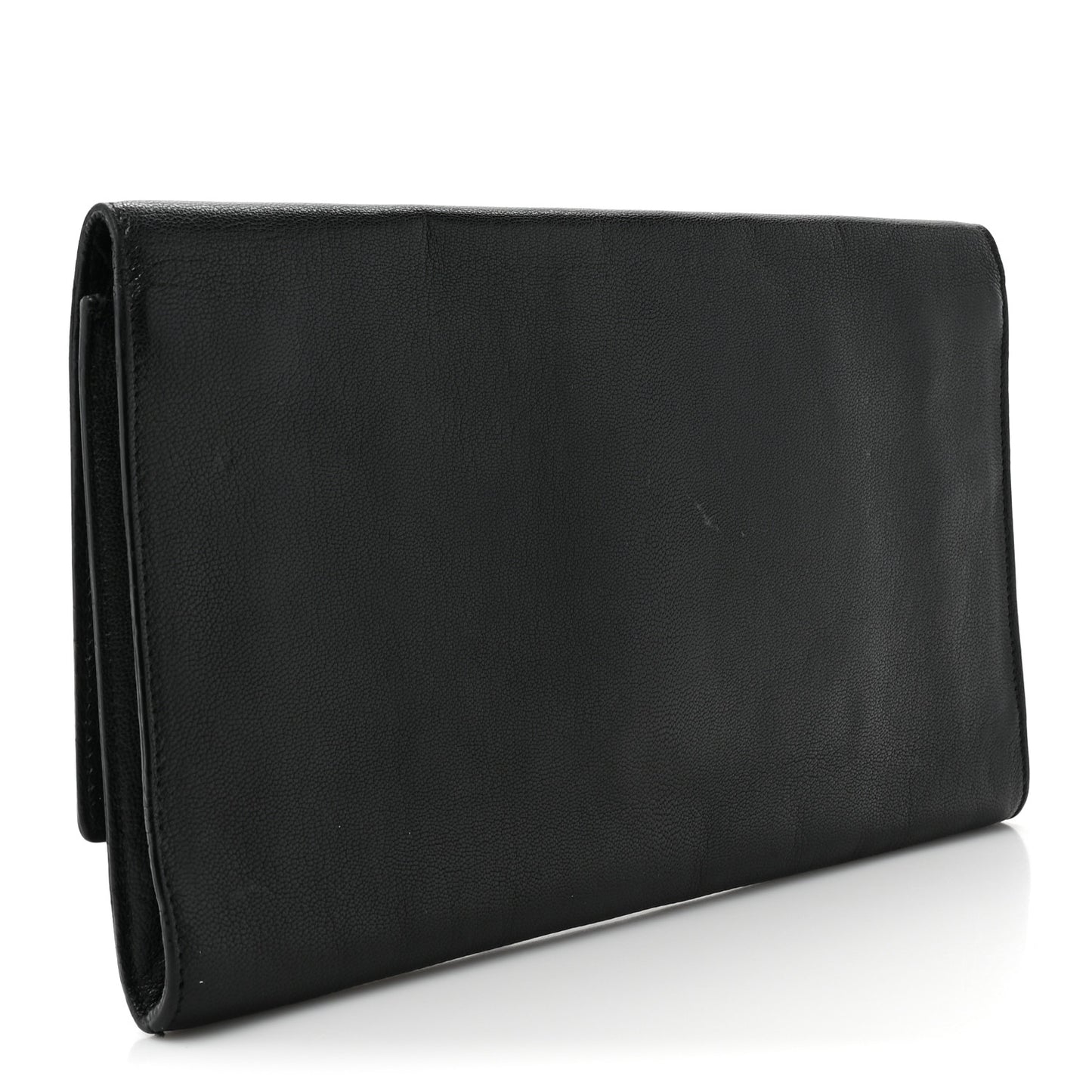 Calfskin Monogram Large Belle De Jour Clutch Black
