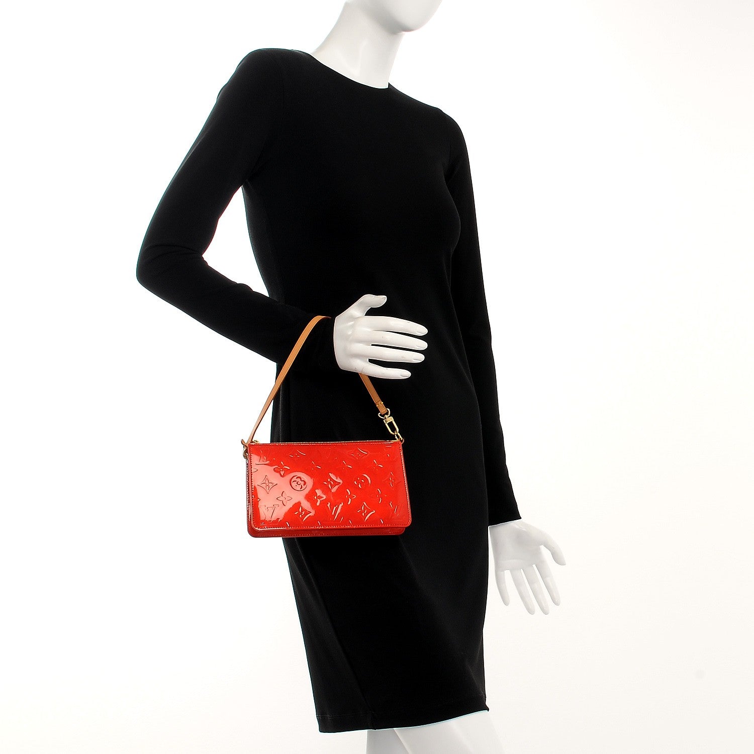 Louis Vuitton Vernis Lexington Pochette Rouge 3 of 11