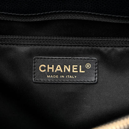 Chanel Caviar Quilted Grand Shopping Tote GST Black 6 of 13