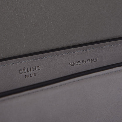 Celine Sleek Calfskin Small Tri-Color Trapeze Dark Blue 6 of 7