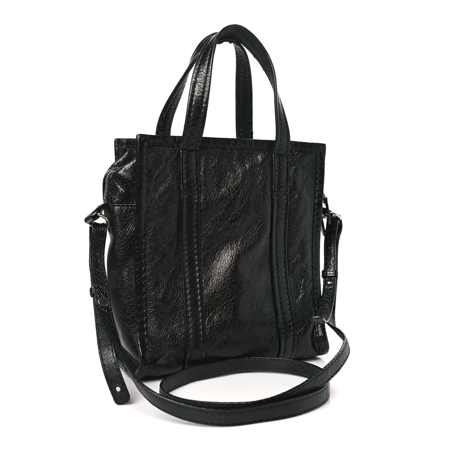 Agneau Small Bazar Shopper Tote Black