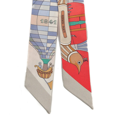 Hermes Silk Les Folies Du Ciel Twilly Grenadine Vert Multicolor 2 of 3