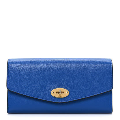 Mulberry Small Classic Grain Darley Wallet Mulberry Blue 1 of 6